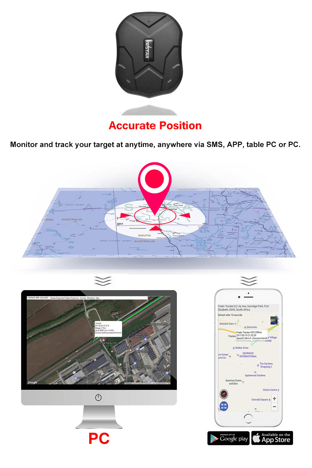 The upgraded version of GPS TK905 is waterproof and can stand by in vehicles for 120 days with a discounted price pic 7