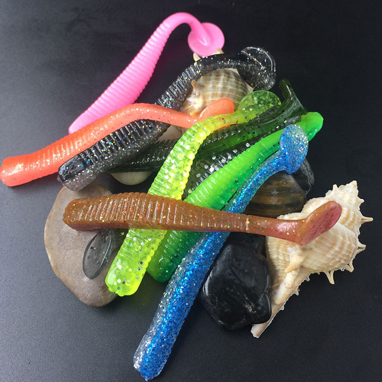 Dongle Jian Soft Bait T Swing Tail Fish LJ3.1 Inches 80MM 2.2g 10 Pieces Swing Bait [Fat Goluya] pic 4