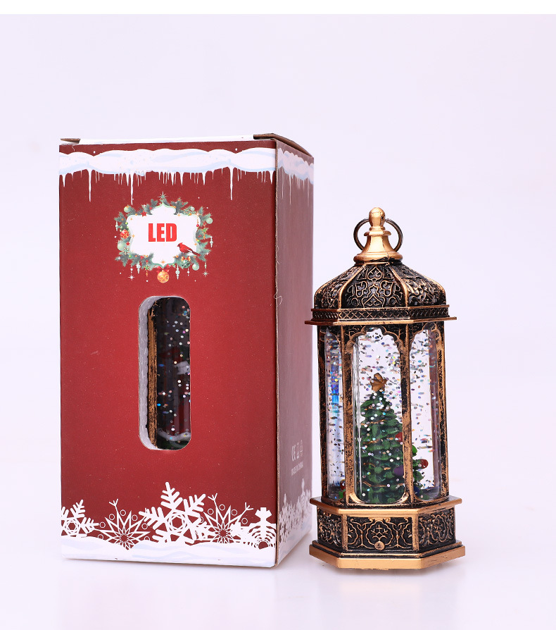 Christmas European-style retro water feature wind lights, led wish lights, hand-held night lights, crystal sequin lights, Christmas gifts pic 10