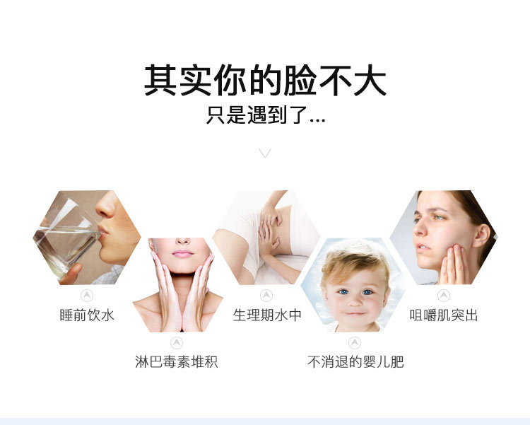 厂家直销3D手动滚轮瘦脸仪按摩器2轮塑形紧肤美容按摩仪瘦脸神器详情3