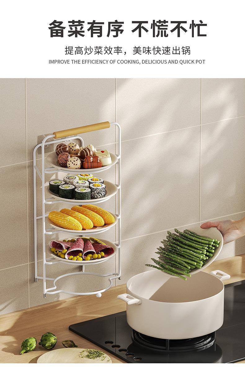配菜神器厨房备菜分层置物架壁挂佐料架整理架台面收纳火锅调料架详情7