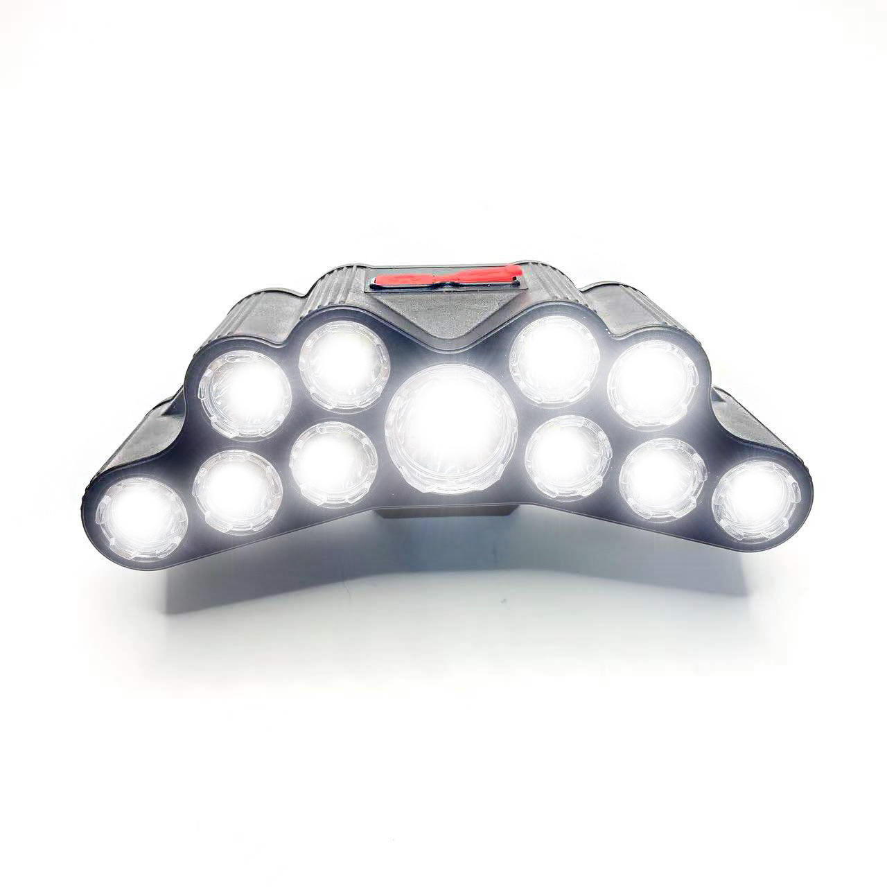 New 11-lamp headlamp, COB6 lamp, 9-lamp white light, USB charging camping lamp, multi-speed adjustable head-mounted fishing lamp pic 5