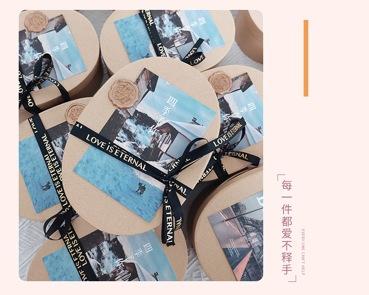 Postcards, greeting cards, Ins-style Red Book cards, creative wedding cards, wedding cards, gifts pic 15