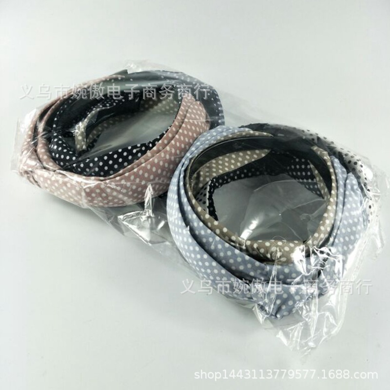 韩版发箍古风布艺头箍简约百式交叉打结显脸小发卡头扣发饰批发详情23