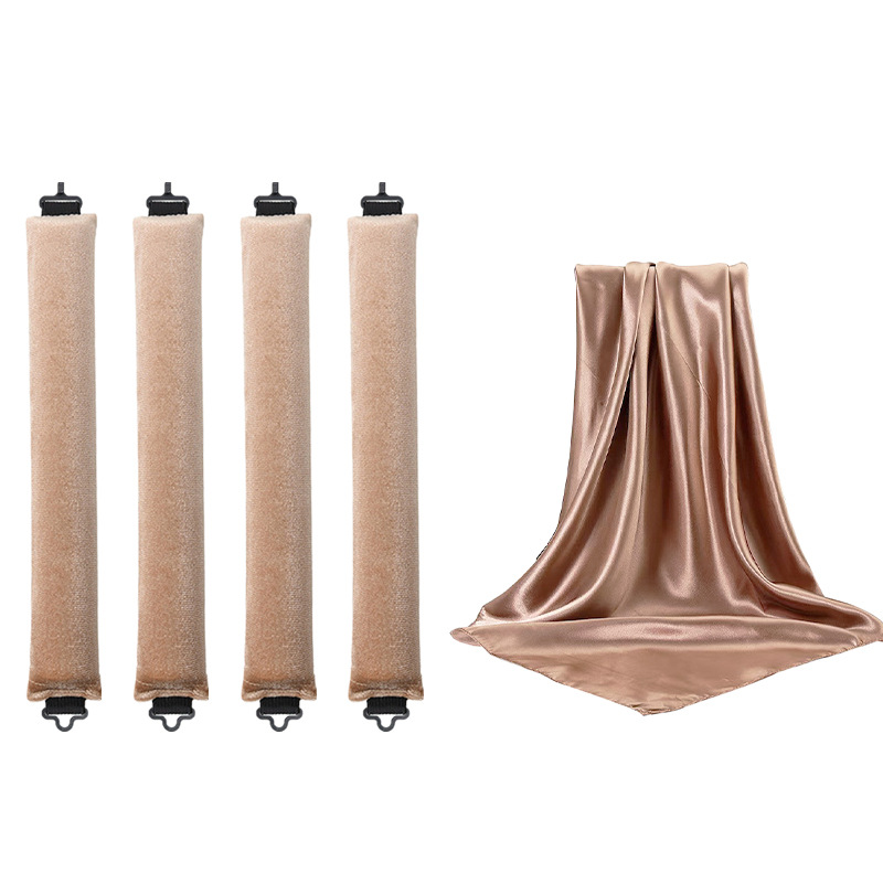 跨境专供3根装3cm无热卷发棒懒人睡眠大波浪带70cm丝巾双钩式批发详情4