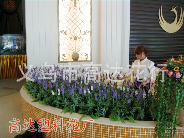 Artificial flowers, artificial lawns, artificial trees, artificial flowers, artificial lawns, artificial trees, artificial plants, bonsai, ferns, ornamental plants, office and living room decoration, small iron trees, green ferns, and grass pic 22