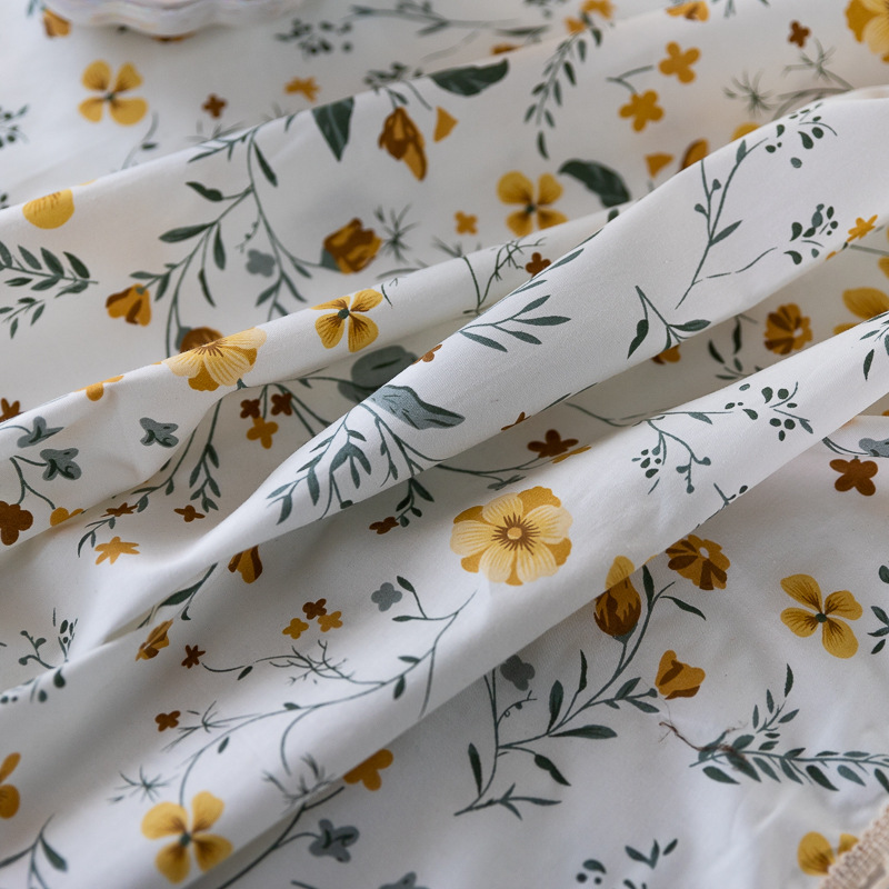 Pure cotton cross-border artistic Nordic Japanese tassel tablecloth, Japanese printed cover cloth, Korean floral rectangular tablecloth pic 10