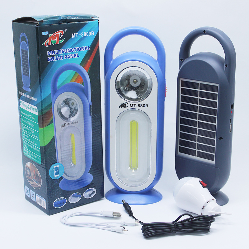 Solar-powered emergency lights, outdoor camping tent emergency lights, small system work lights pic 4