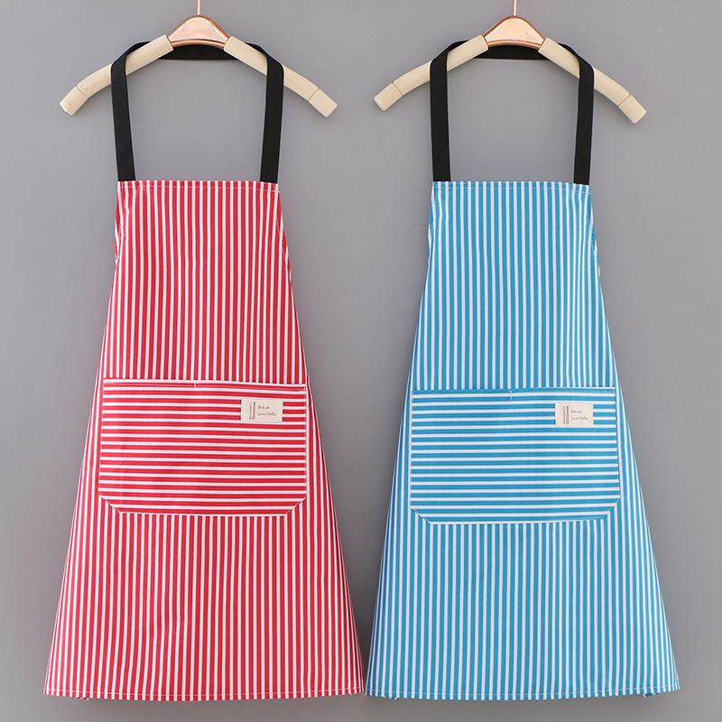 Wholesale of cotton and linen aprons for cross-border foreign trade advertising, Korean-style fashionable household work, restaurant waists, and home kitchen aprons pic 8