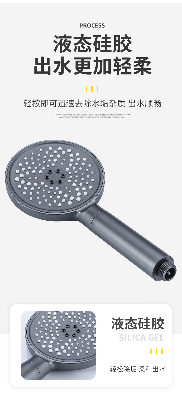 Brass shower head set, shower head faucet, shower head set, bathroom bath, household constant temperature pressurized rain bath pic 10