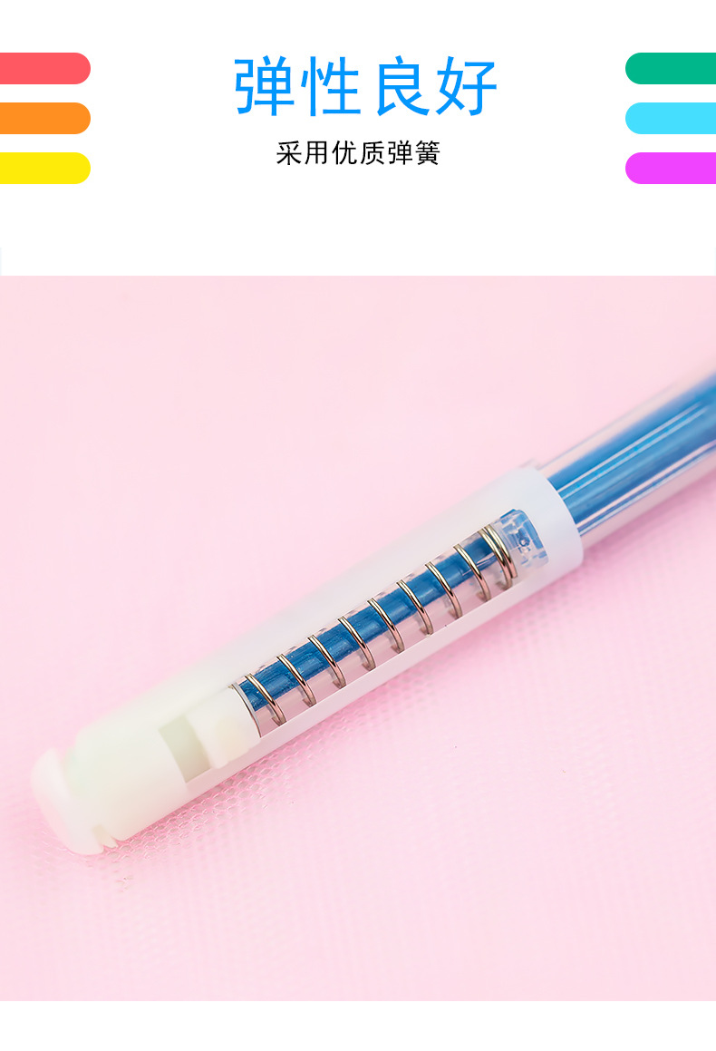 Wholesale of large-capacity color-press highlighters for students, 6-color outline pens for rough marking of key points pic 11