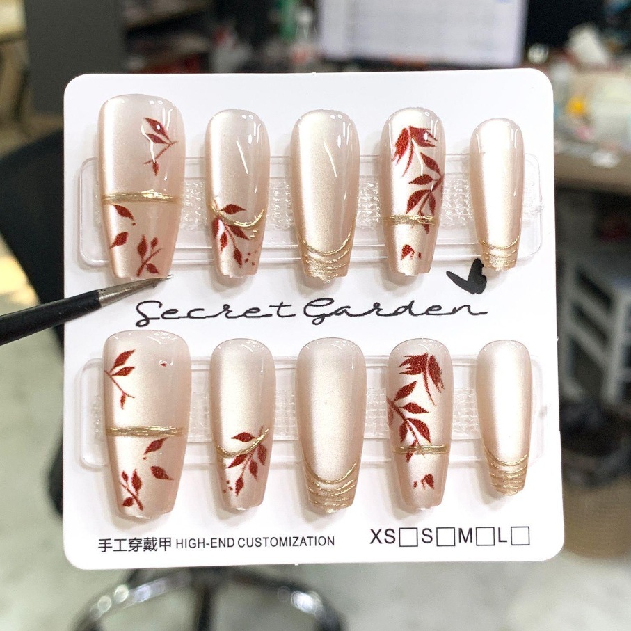 30-piece combination bare strip wearable nail clips, nail art wearable nails, domestic best-selling fake nails, detachable nails wholesale pic 7