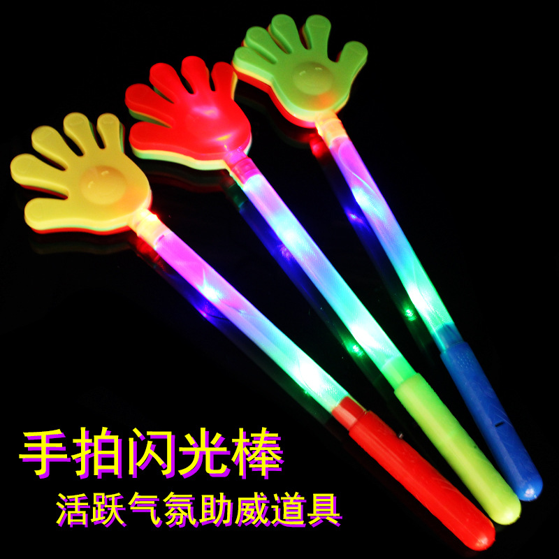 发光明星应援手势荧光棒演唱会助威道具闪光星星爱心棒手灯棒批发详情7