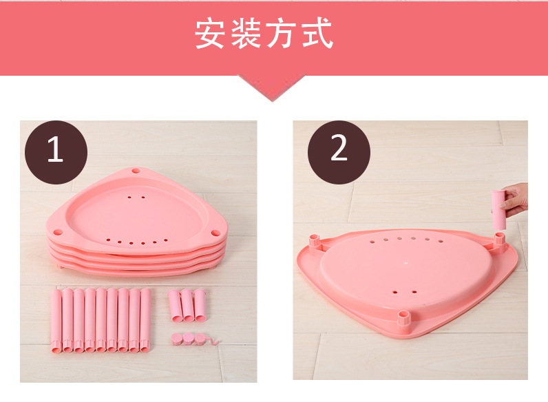 Plastic draining storage rack, non-drilling floor-standing storage rack, multi-functional corner combination kitchen and bathroom basin rack pic 18