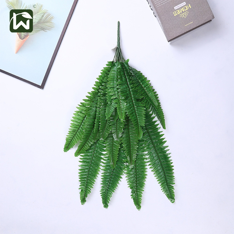 Wholesale of artificial Persian leaf plants for wall hanging, ceiling decoration, artificial green plants, and fern leaves for landscaping pic 10
