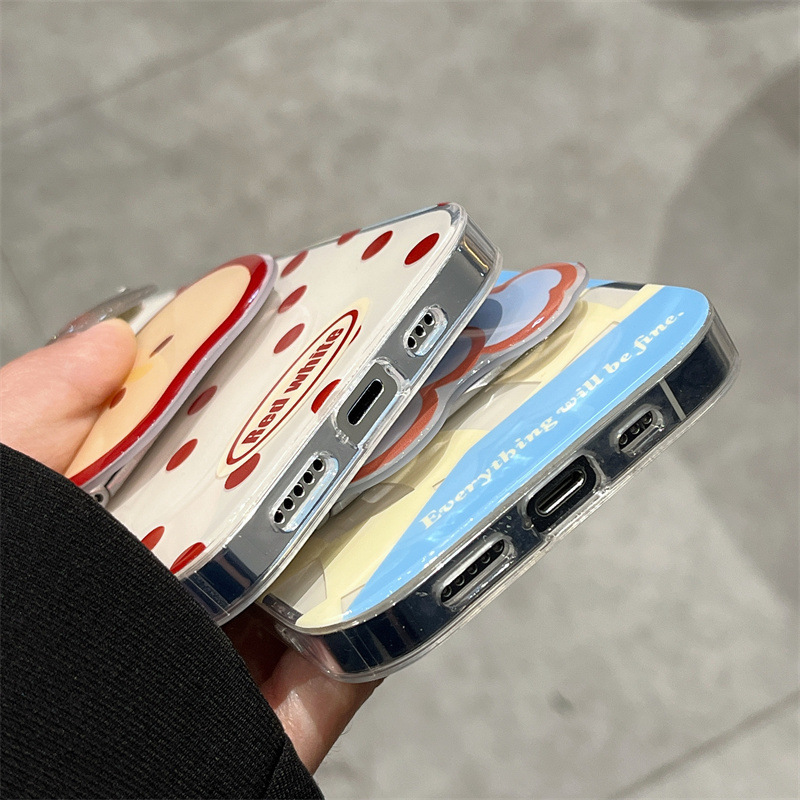 夏日清新波点双层适用iPhone15ProMax苹果14/13/12手机壳新款防摔详情10