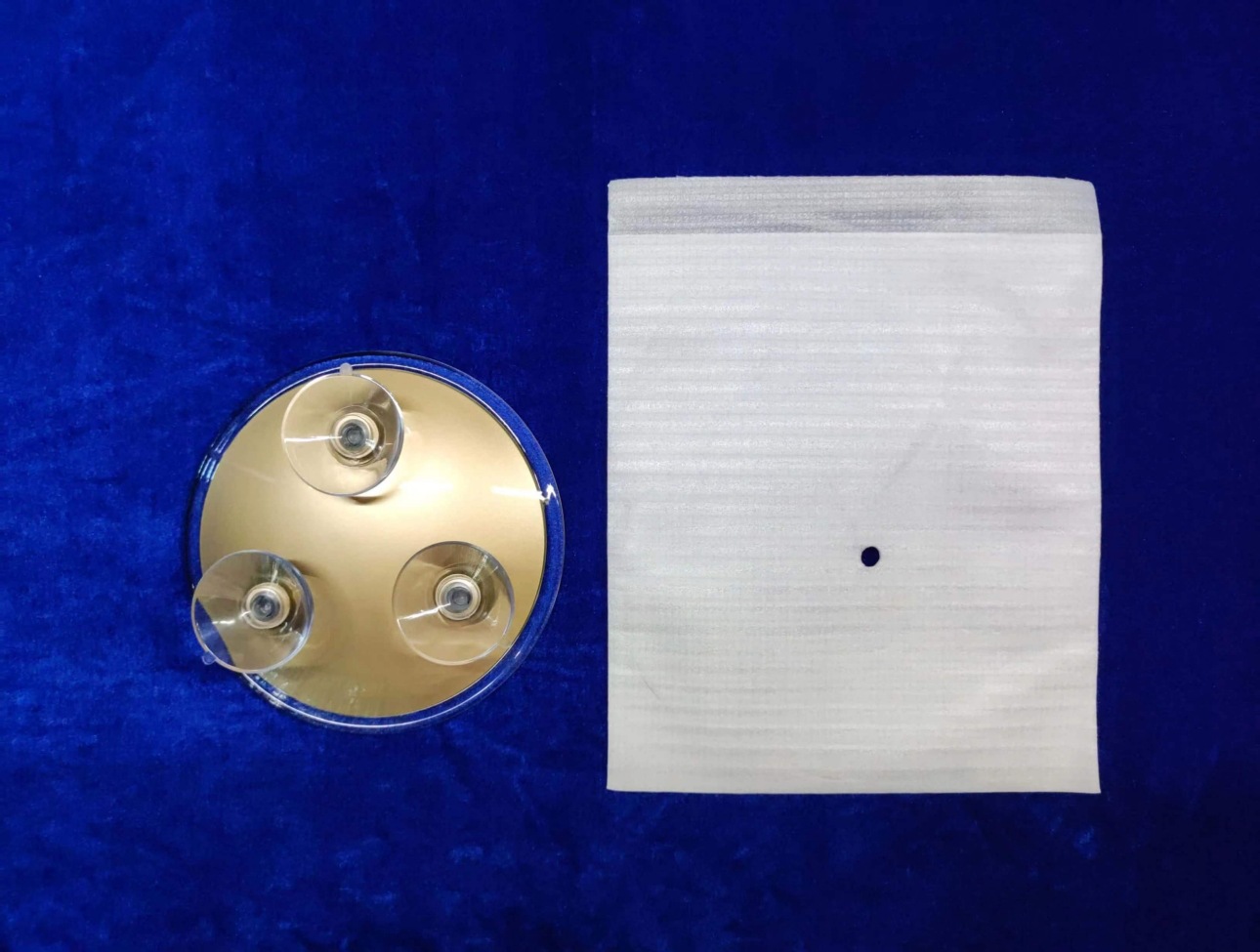 Factory direct supply three-suction φ162mm* 10/15/20x nail-free, convenient, cute, high-sided magnifying makeup mirror pic 8