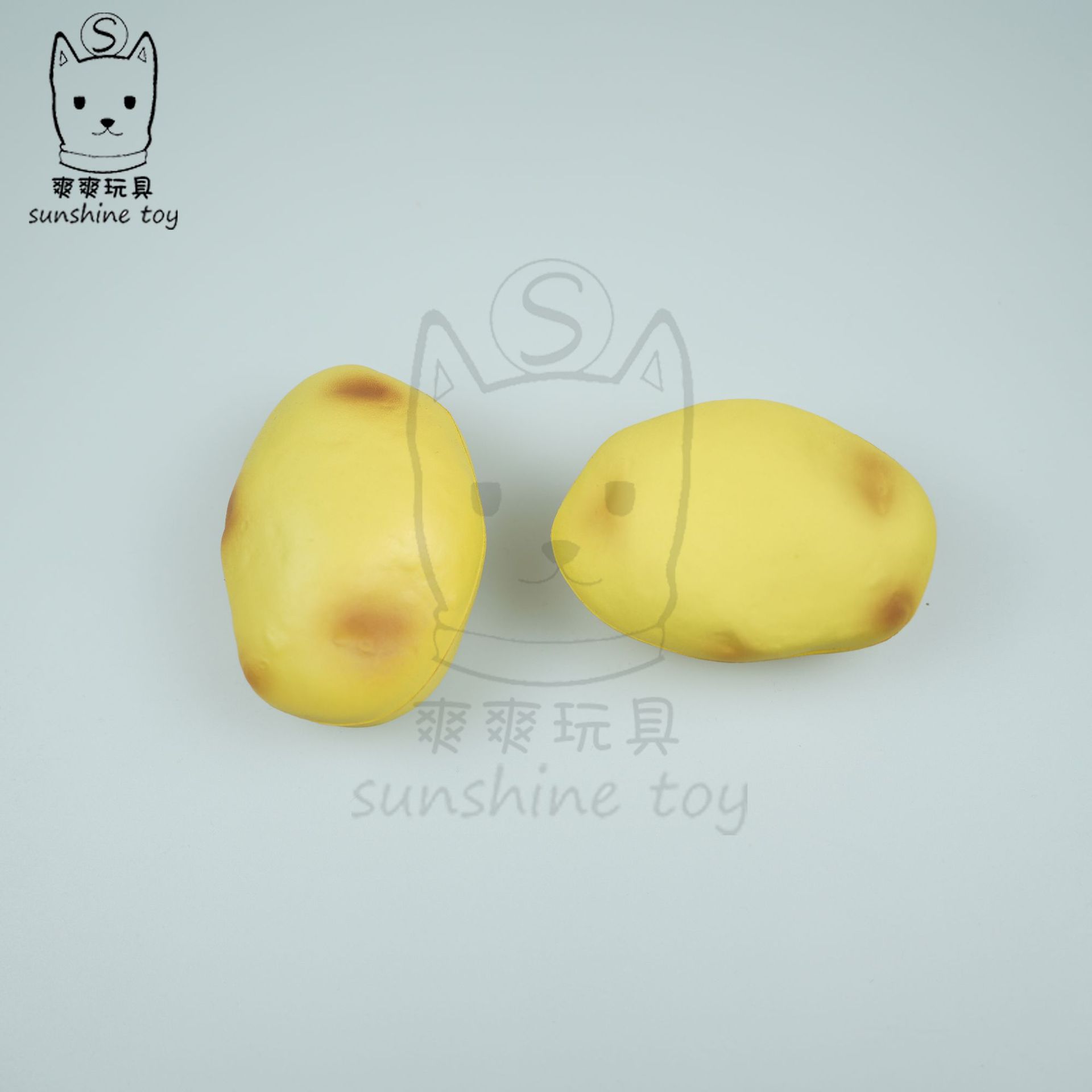Cross-border best-selling Pu foam potato pressure ball simulation model, vegetable and fruit toys with logo printing, factory direct sales pic 4