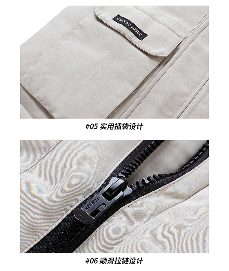 Winter down jacket for men, thickened mid-length, fat men, hooded, wool-neck, big goose coat, solid color, large size trend for young people pic 31