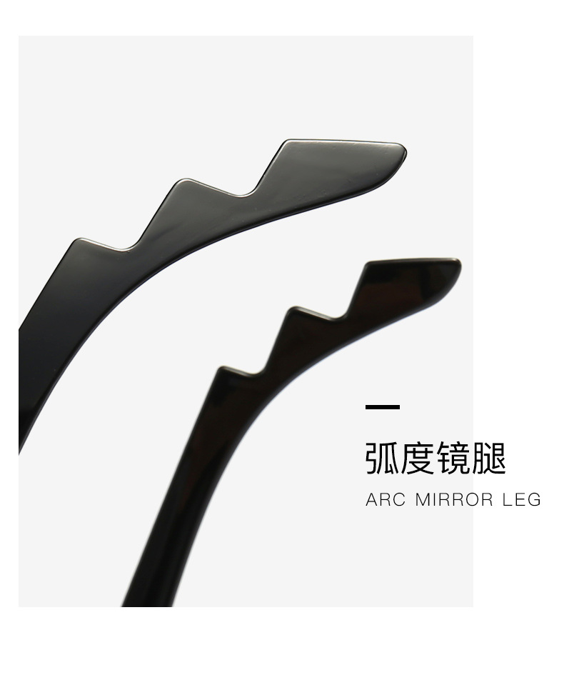 热销马赛克墨镜网红同款个性表演二次元太阳镜拍照搞怪太阳眼镜潮详情8