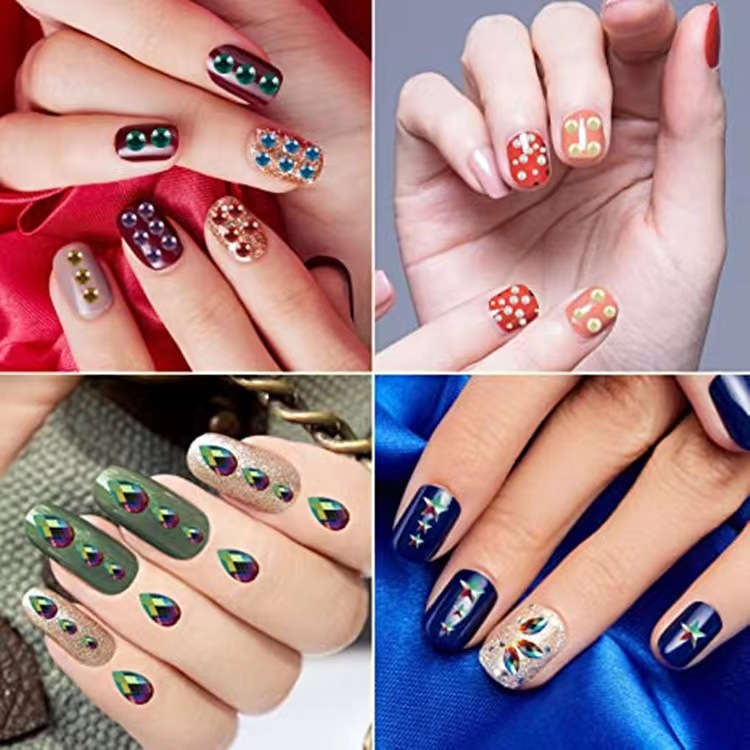 现货456810眼妆饰品头发装饰贴化妆面部珍珠妆脸贴眉心贴一件代发详情12