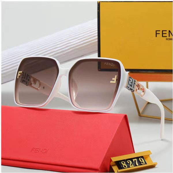 The new FD family's popular large-frame street style sunshade sunglasses for women are high-end European and American trendy and fashionable UV-resistant sunglasses pic 7