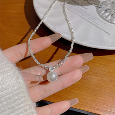 新中式国风醒狮串珠项链女生复古轻奢小众毛衣链秋冬民族风配饰潮详情5