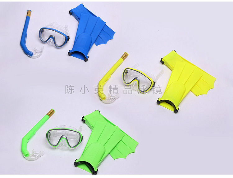 Hot-selling outdoor snorkeling sets, three-piece diving goggles, diving masks, breathing tube sets, and three snorkeling essentials pic 4