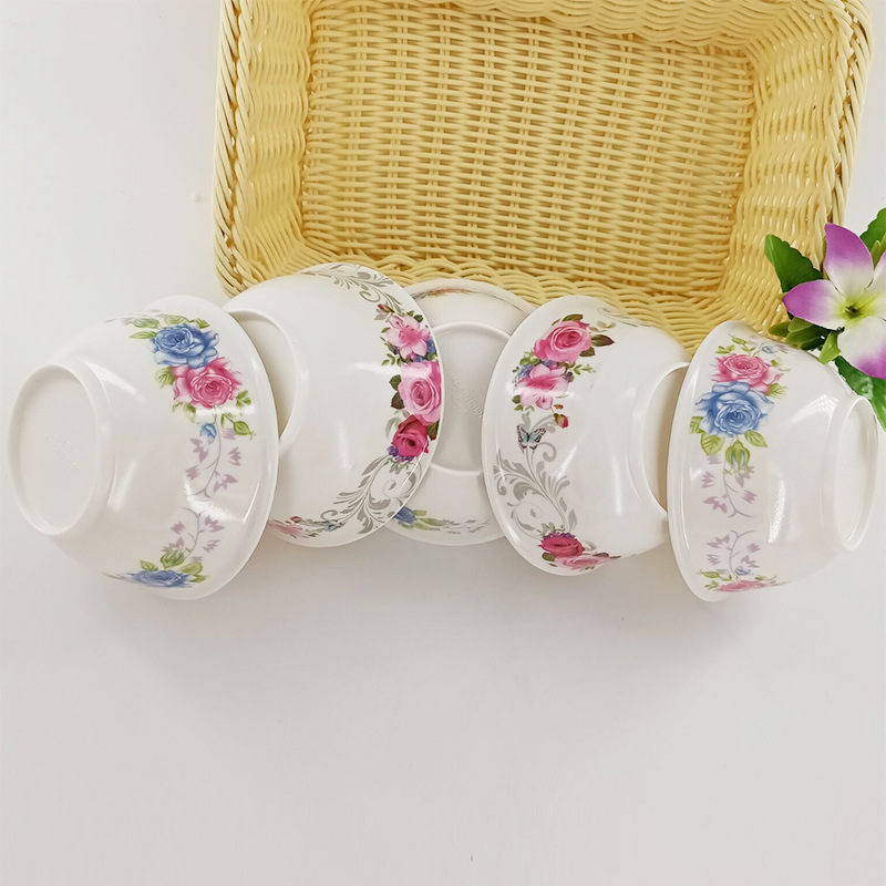 Melamine small bowls, commercial rice bowls, canteen plastic porridge bowls, anti-drop small soup bowls, restaurant hot pot dipping sauce bowls, seasoning bowls pic 4