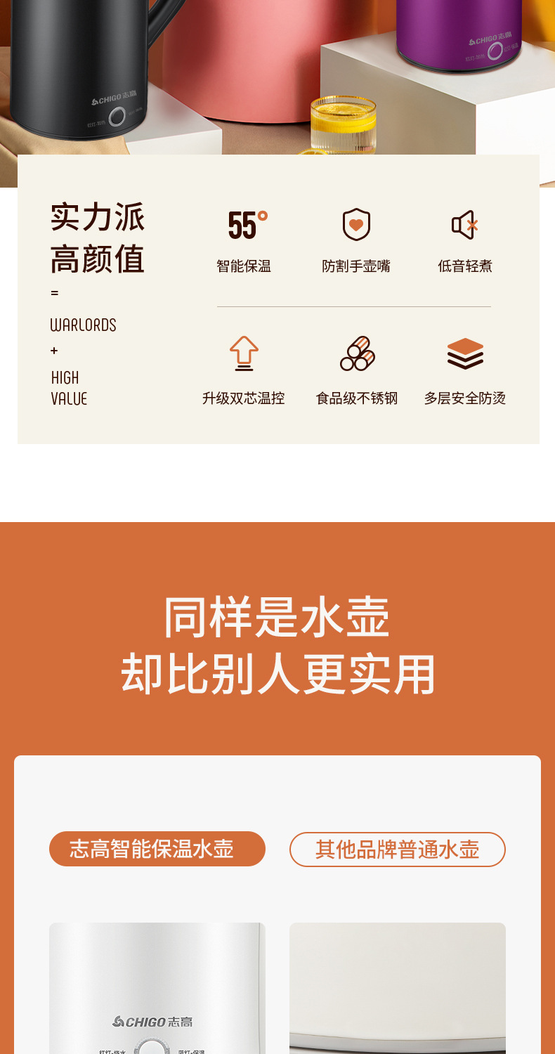 One-piece consignment of genuine small household appliances such as electric kettles, household water boilers, stainless steel water kettles, and insulated gifts pic 4