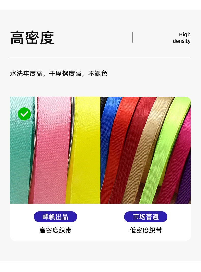 Wholesale 4cm ribbons, diy handmade rose ribbons, cake boxes, flower decoration ribbons, wedding car red webbing pic 4