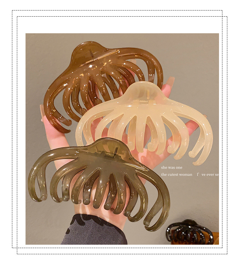 2024夏季新款网红盘发鲨鱼夹发量多抓夹大号发夹法式复古发抓批发详情8