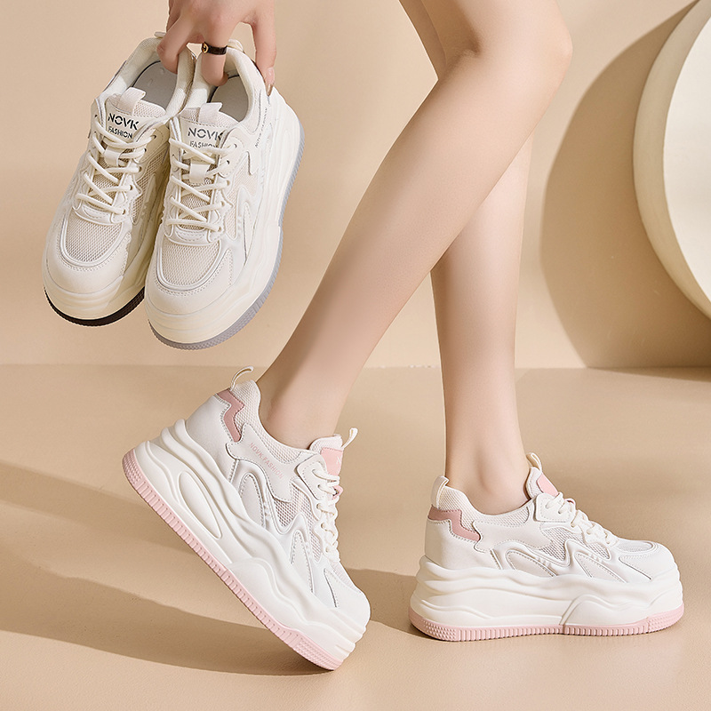 女鞋2024休闲运动老爹鞋子女士小白鞋透气女夏季凉鞋女详情11