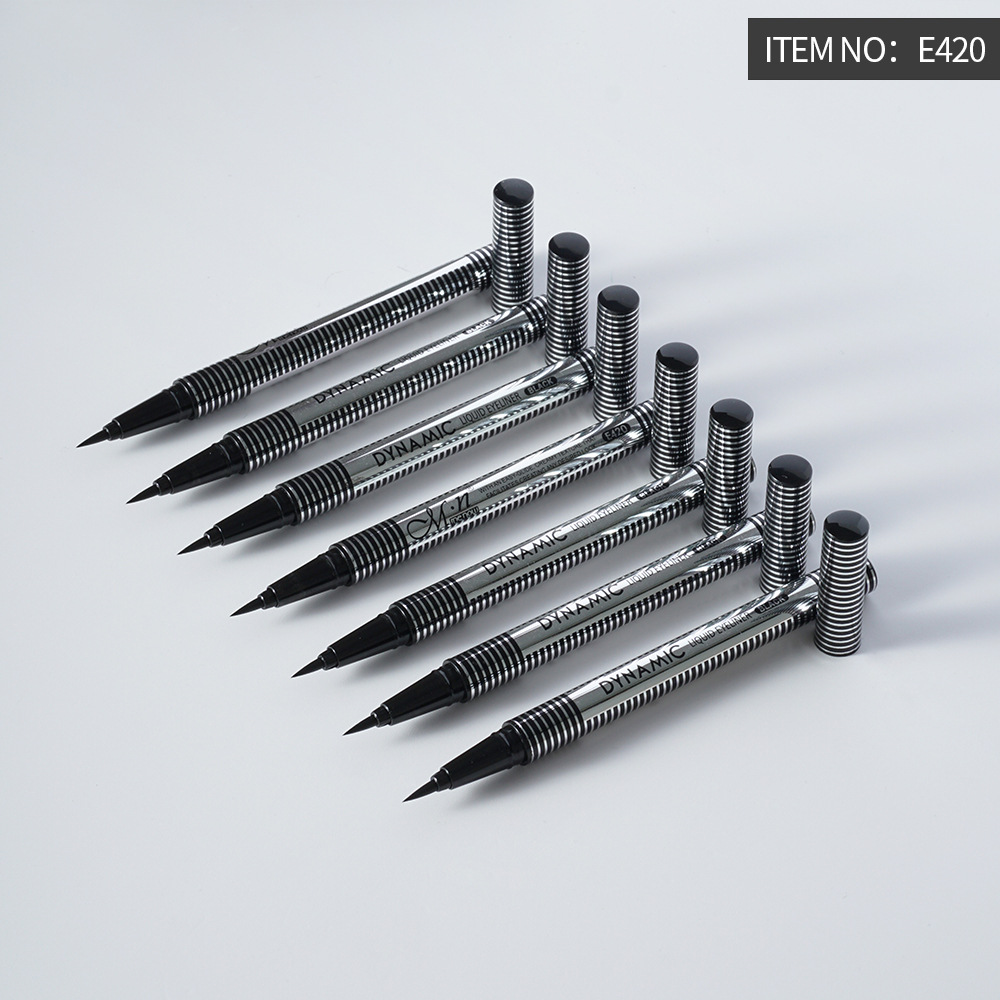 MENOW non-smudging and non-fading eyeliner liquid pen, quick-drying, waterproof and long-lasting black liquid fine tip eyeliner pen pic 7
