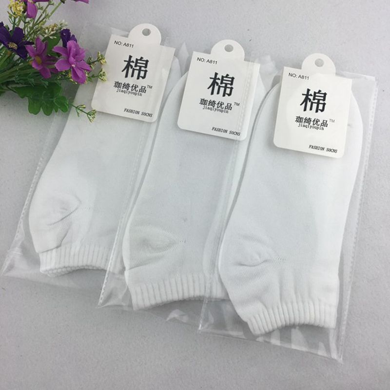 男士船袜涤棉短筒运动袜浅口黑白灰男袜子春秋中厚地摊袜现货批发详情2