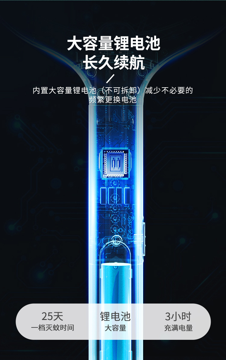 电击两用电蚊拍灭蚊器USB充电式家用电蚊拍灭蚊灯二合一详情28