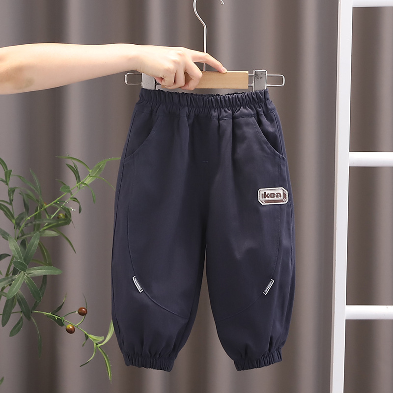 儿童裤子童装男童2024秋季新款批发 中小童男孩长裤 一件代发定制详情4