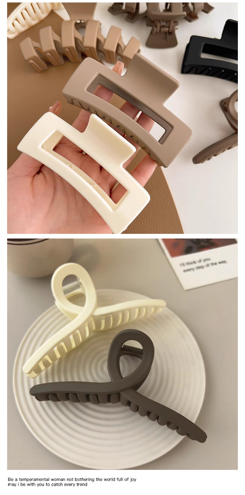 抓夹高级感2024新款高端发夹头发夹子大号发卡后脑勺鲨鱼夹头饰女详情16