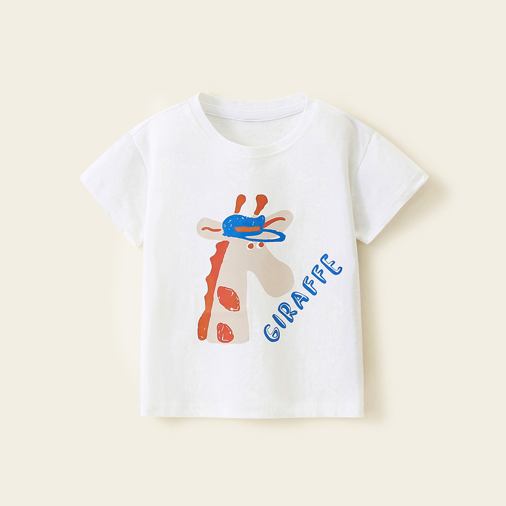 夏装2024新款儿童短袖T恤男女童夏季童装中小童韩版纯棉半袖t时髦详情13