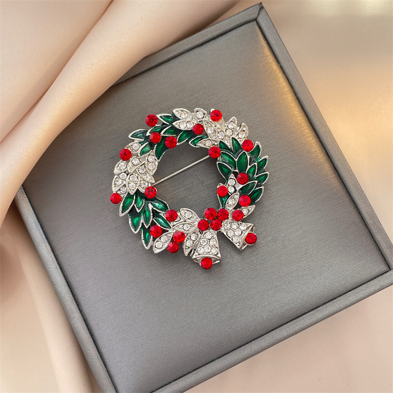圣诞可爱胸针女胸花别针2022年新款西装大衣配饰圣诞节秋冬氛围感详情4