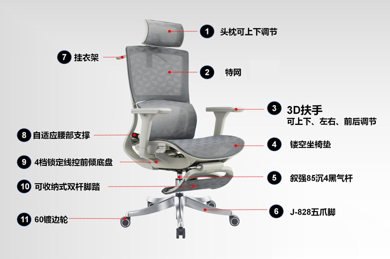 Office chairs for staff, computer chairs for prolonged sitting, office seats, conference chairs, office chairs, gaming chairs, ergonomic chairs pic 84