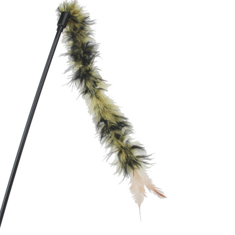 Two-color feather cat toys, wool strips, cat toys, interactive biting, self-entertainment pet products, cross-border bestsellers pic 42