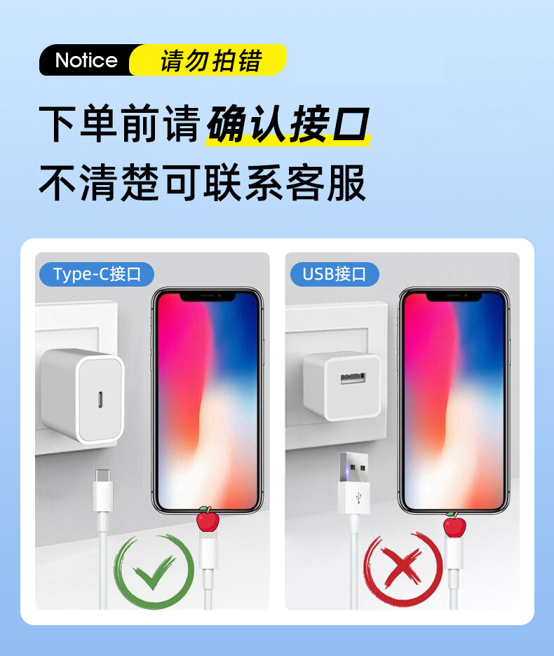 适用15苹果充电器pd20w手机快充充电头原装套装原厂快充头批发详情14