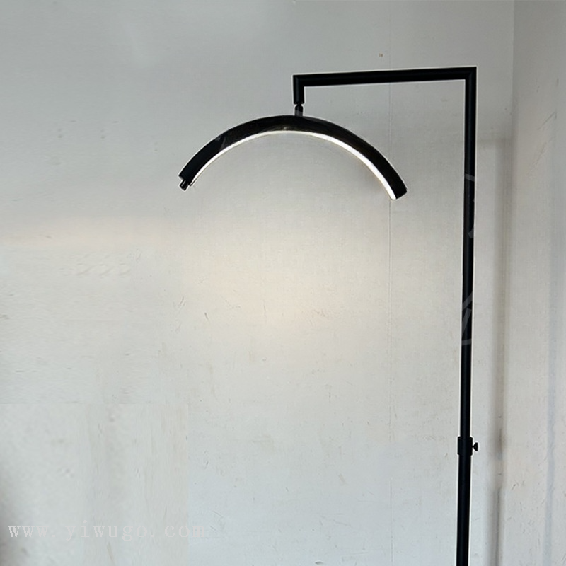shanilak 24-inch long-arm floor lamp, cross-border nail art, eyebrow shaping, eye protection tattoo, U-shaped eyelash extension lamp, ironwork, simple style large street lamp, and other nail art products pic 7