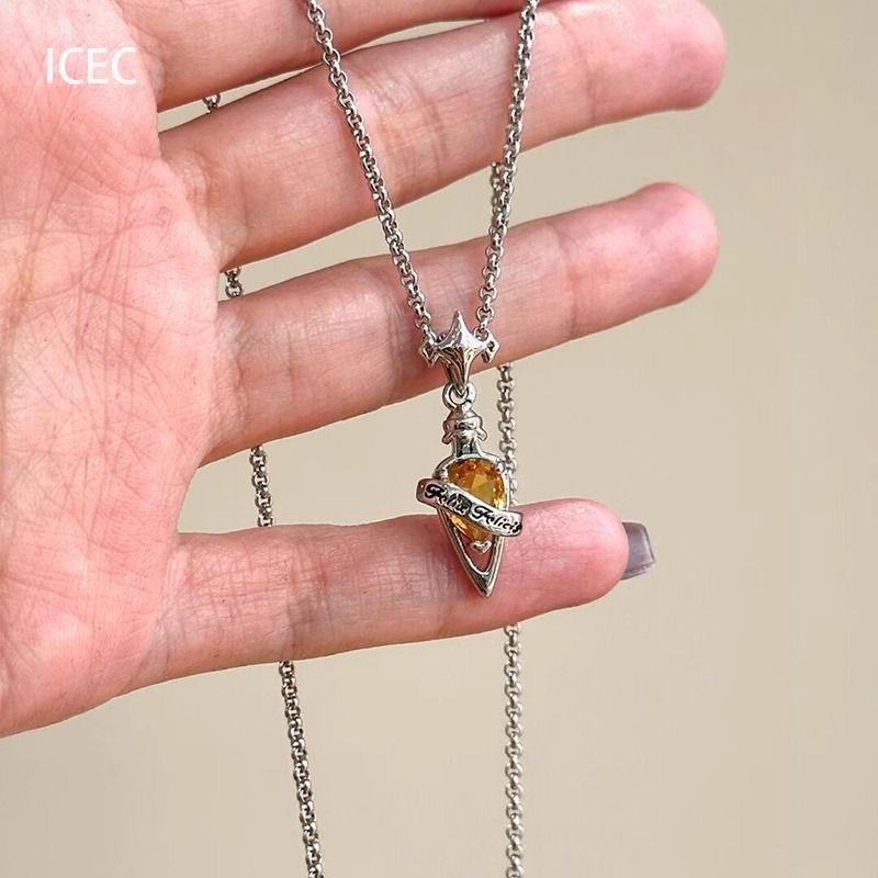 【 Harry Potter 】 Fuling Agent necklace, a niche, high-end and fashionable accessory with the same design, versatile collarbone chain pic 5