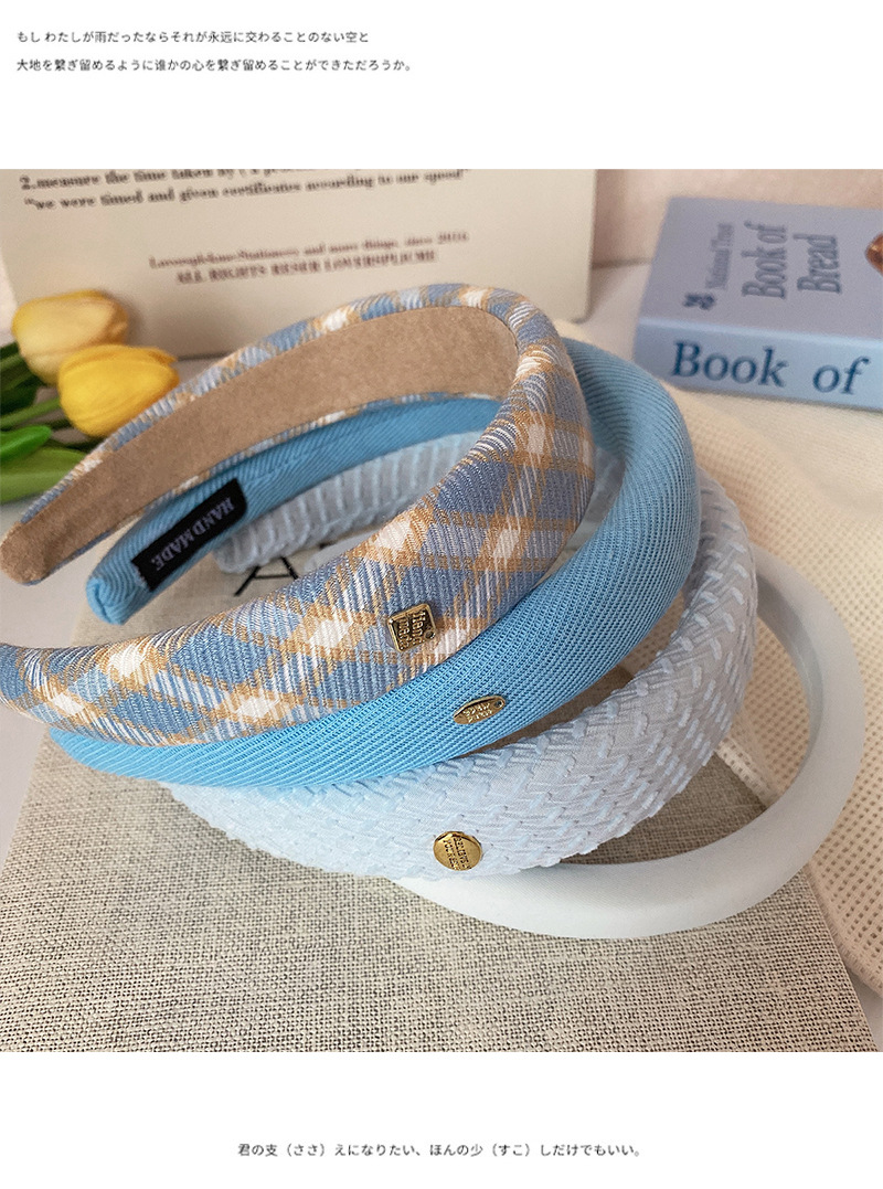 A simple and versatile satin headband for going out, a new high head headband for girls, a high-end and fashionable hair-pressing accessory pic 32