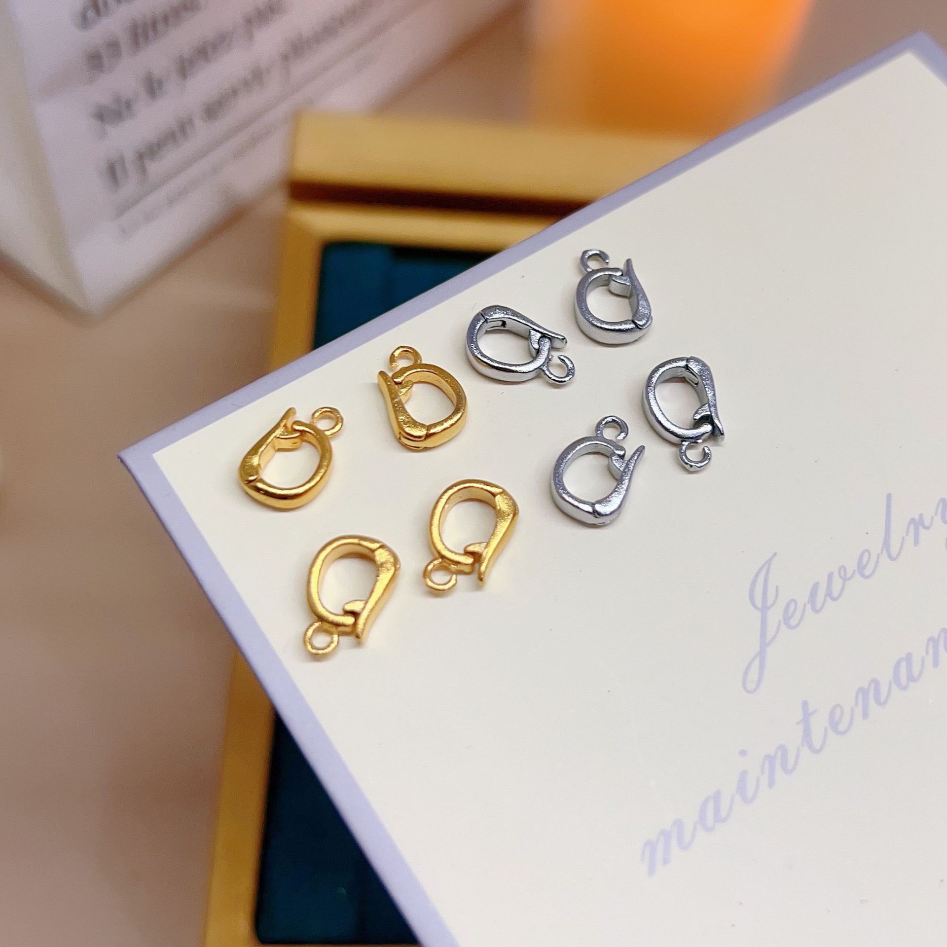 DIY accessories, basic accessories, universal buckles, snap buckles, sunflower seed buckles, pendant snap buckles, necklace bracelet buckles, finishing buckles pic 5