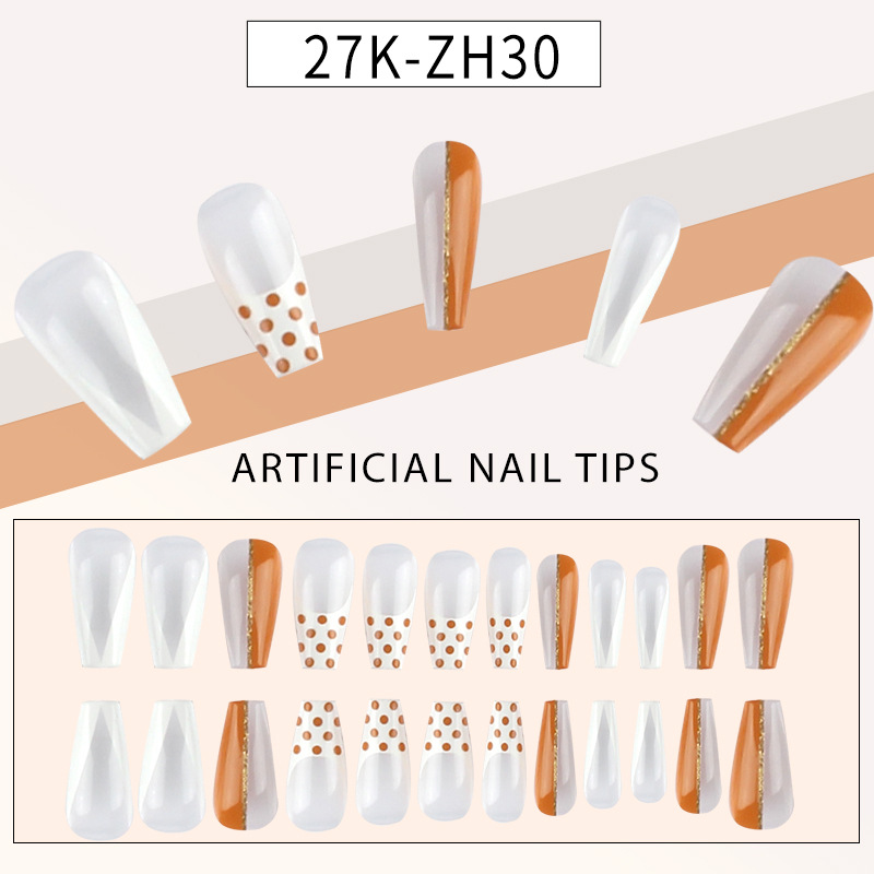 Wearable nail false nail patches are selling well in foreign trade. Wholesale and customization of the extended Barret nail art tool set for hot girls, exclusively for foreign trade pic 12