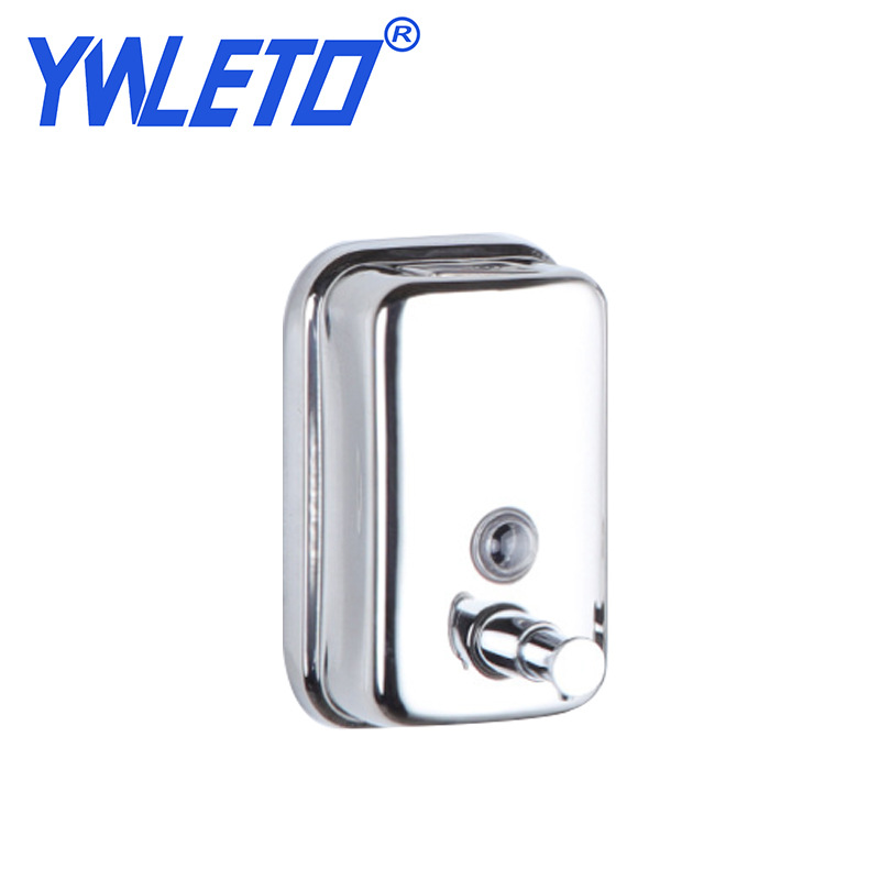 Stainless steel manual soap dispenser, hotel bathroom, kitchen wall-mounted press hand sanitizer soap dispenser, 500ML pic 33