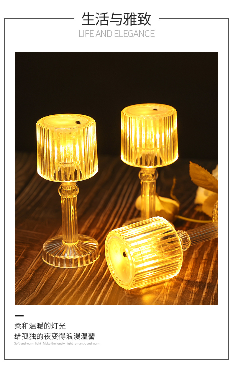 Factory wholesale creative small table lamps, mini night lights, LED ambient lights, wedding, Christmas and Halloween decorative items pic 3